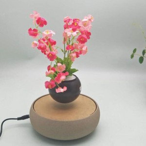 pot de plante bonsaï flottant à lévitation magnétique en céramique PA-0706